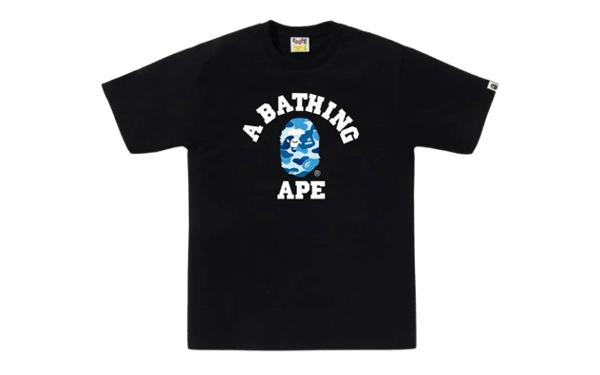 ABC CAMO COLLEGE TEE(BLACK / WHITE)3
